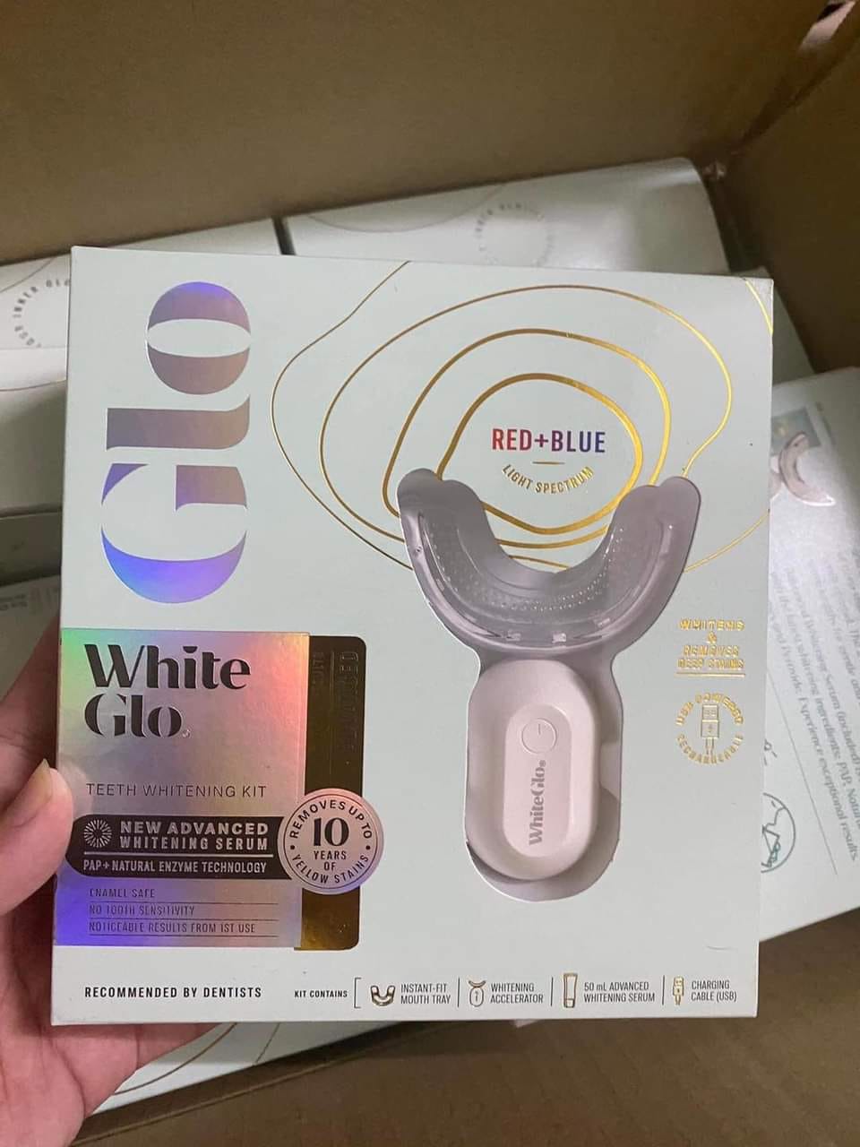 Bộ Ngậm Trắng Răng White Glo White Accelerator