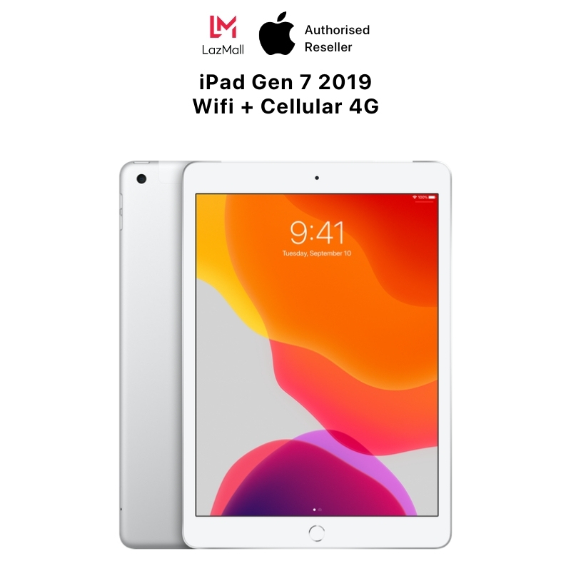 iPad Gen 7 2019 10.2-inch WiFi + Cellular(4G) - Hàng Chính Hãng
