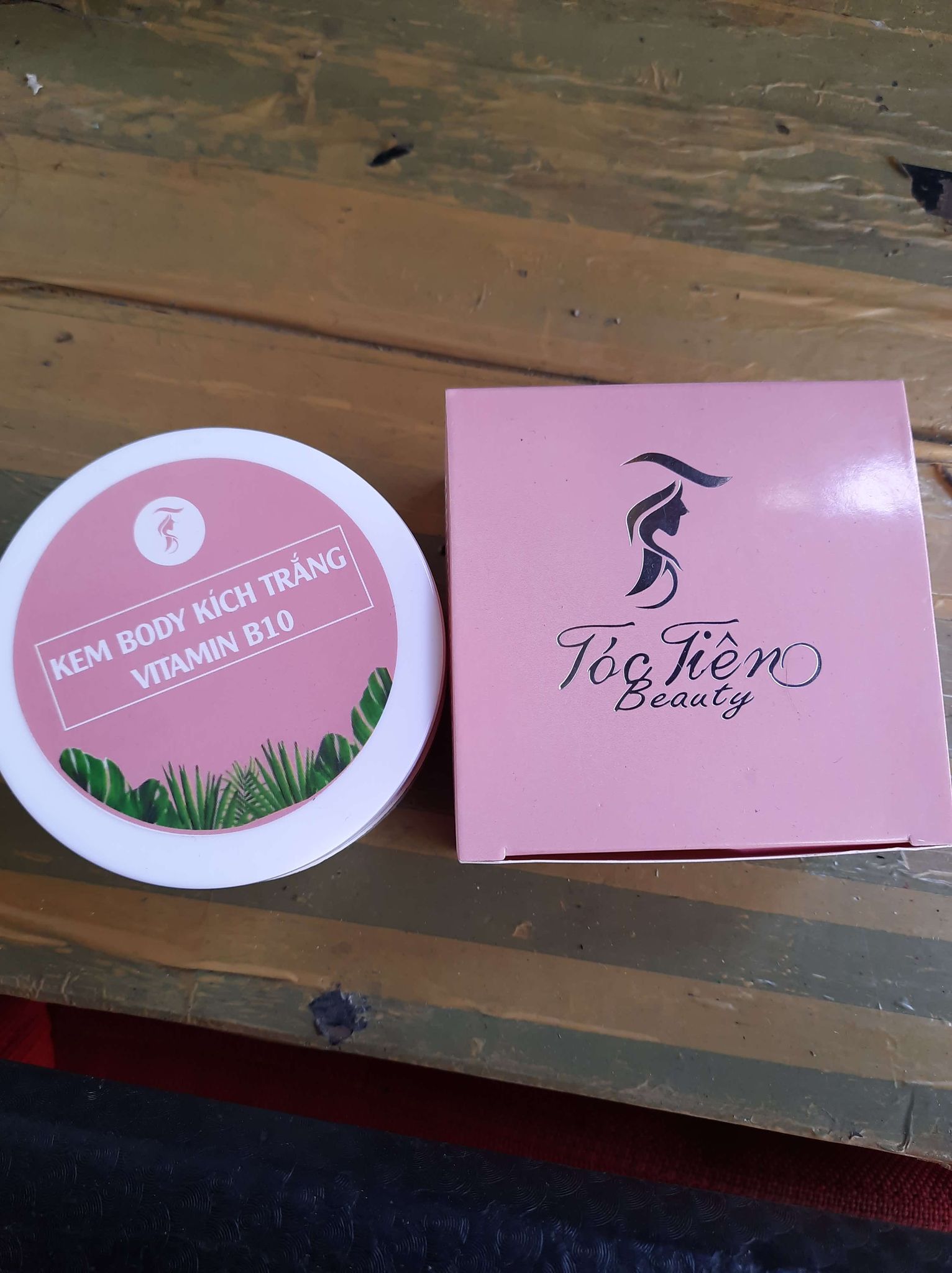 [HCM]Kem body kích trắng vitamin B10 TÓC TIÊN