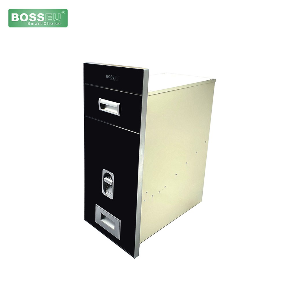 ( Chính Hãng ) Thùng đựng gạo âm tủ BOSSEU - BS250Black