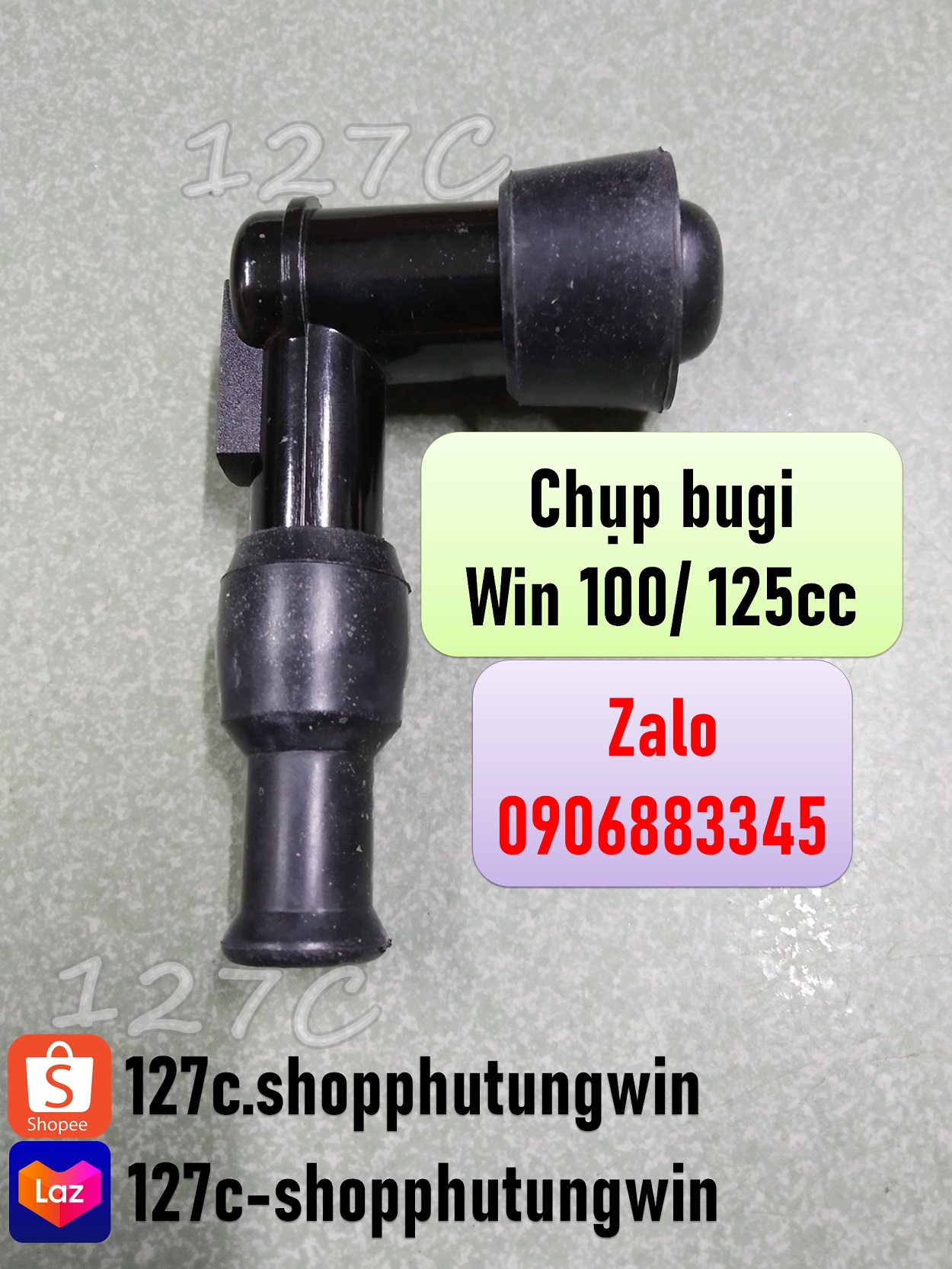 [HCM] Nắp chụp bugi Win 100/ 125cc