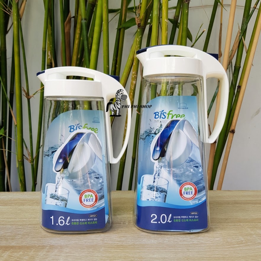 Bình đựng nước nhựa Tritan Lock&Lock Bisfree One Touch 16L/2L