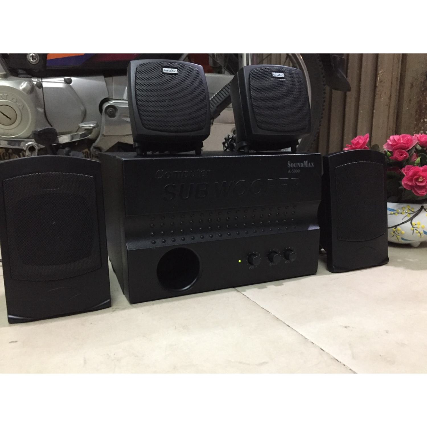 [Sale!] bộ loa Soundmax A5000/ A4000 4.1 da qua su dung #