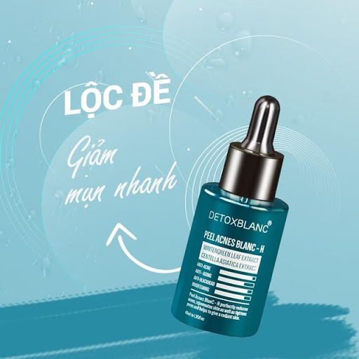 Combo Serum mụn và mặt nạ thải độc Detox Blanc