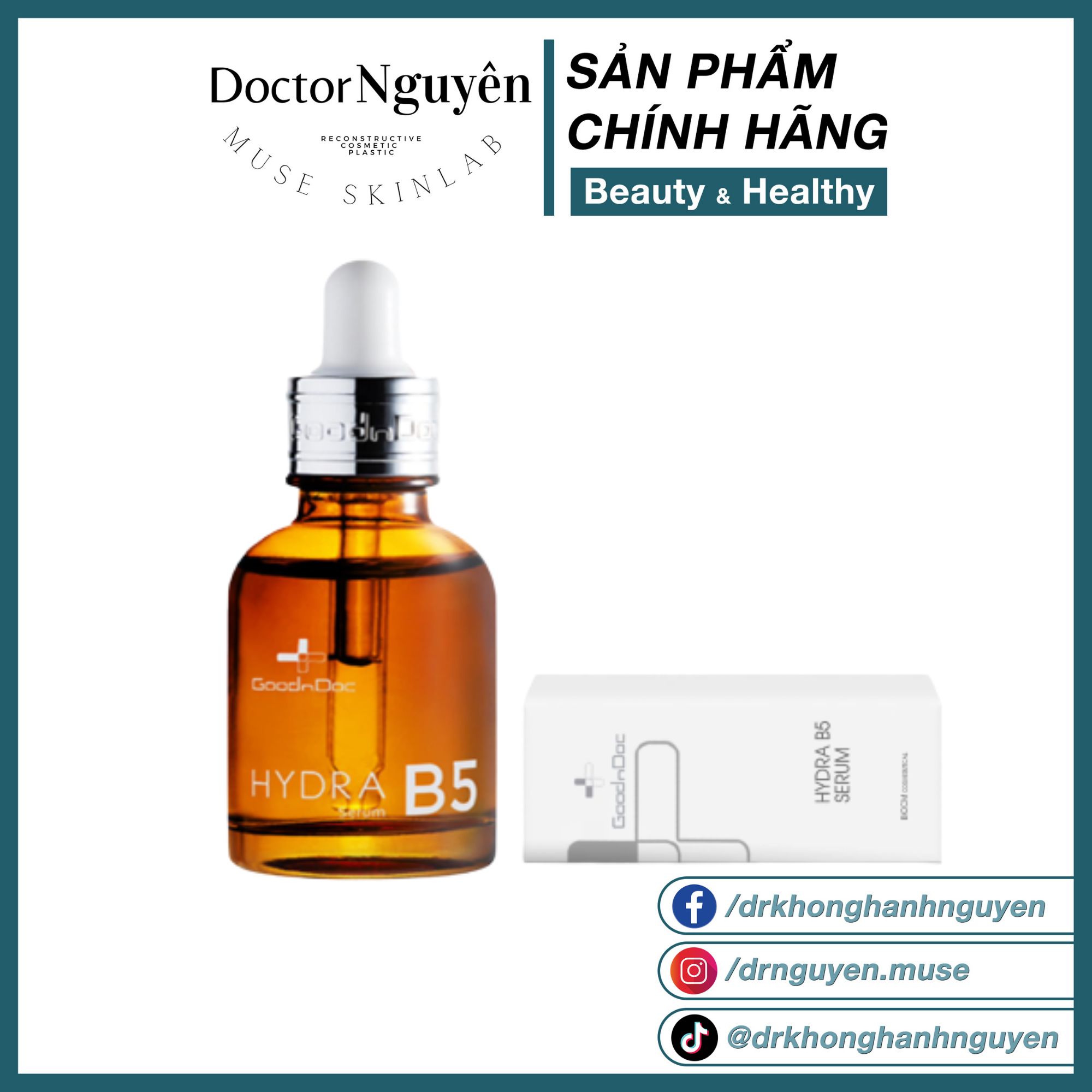 [HÀNG NHẬP KHẨU] Tinh Chất Cấp Ẩm Phục Hồi Da Hydra B5 GoodnDoc