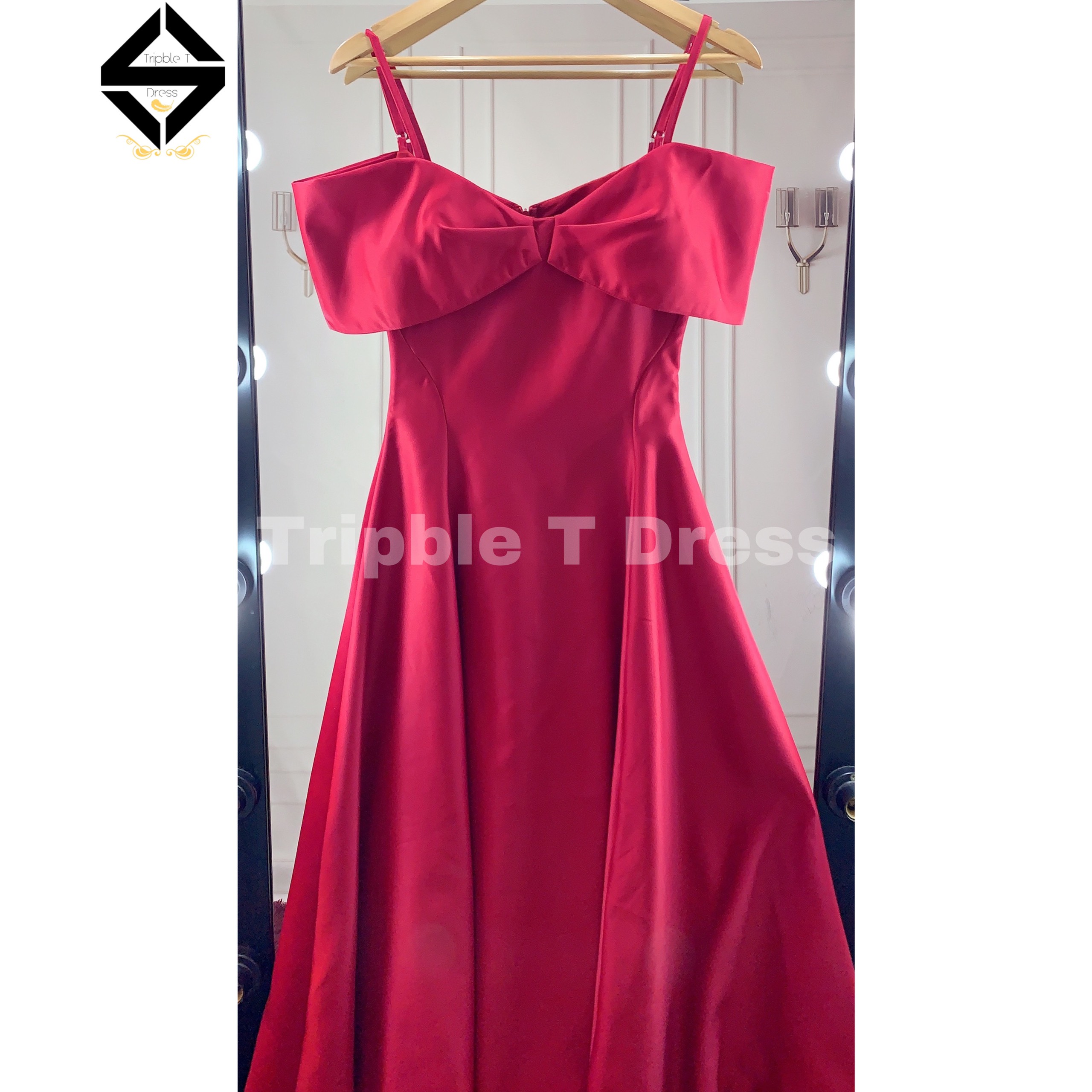Đầm maxi ctrễ vai ngực dự tiệc mặc cưới TRIPBLE T DRESS - Size M/L - MS130Y