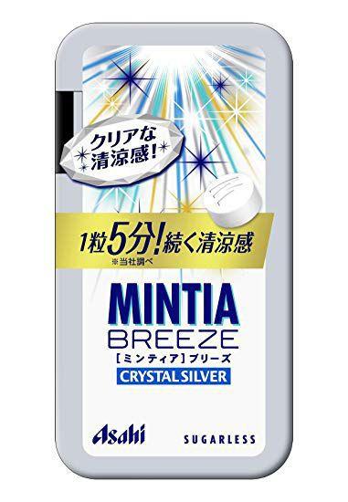 Kẹo ngậm Mintia Breeze Crystal Silver 30 viên lớn (Sugarless)