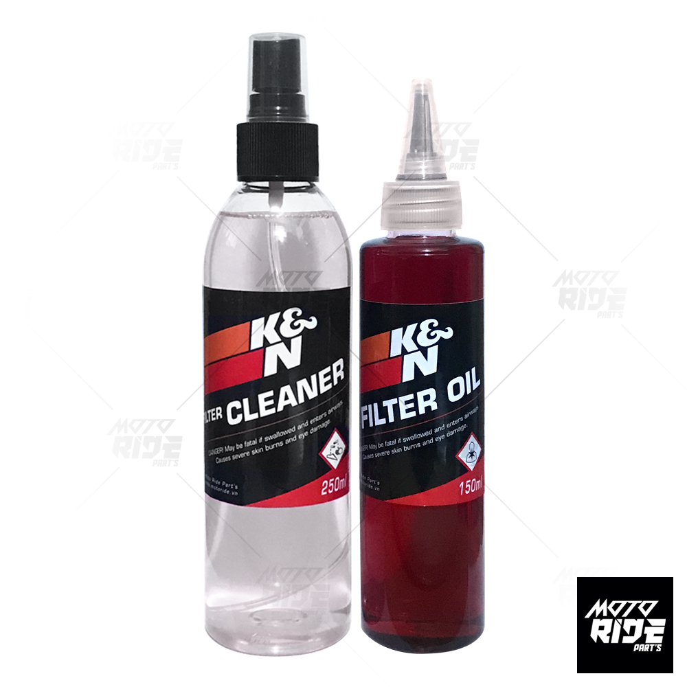 VỆ SINH LỌC GIÓ VÀ DẦU DƯỠNG LỌC GIÓ K&N CHIẾT LẺ 150ml 250ml 500ml