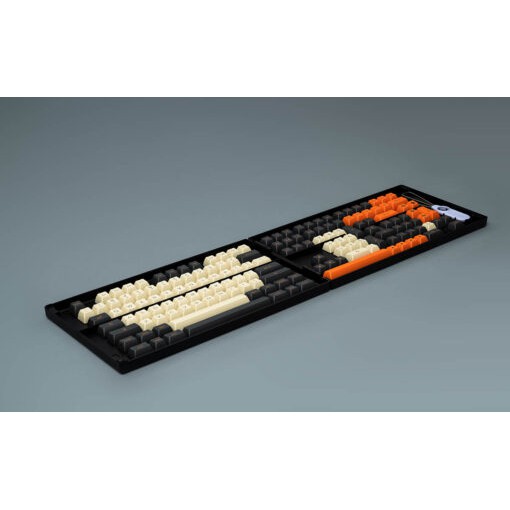 Akko Keycap Set – Carbon Retro - Asa Profile