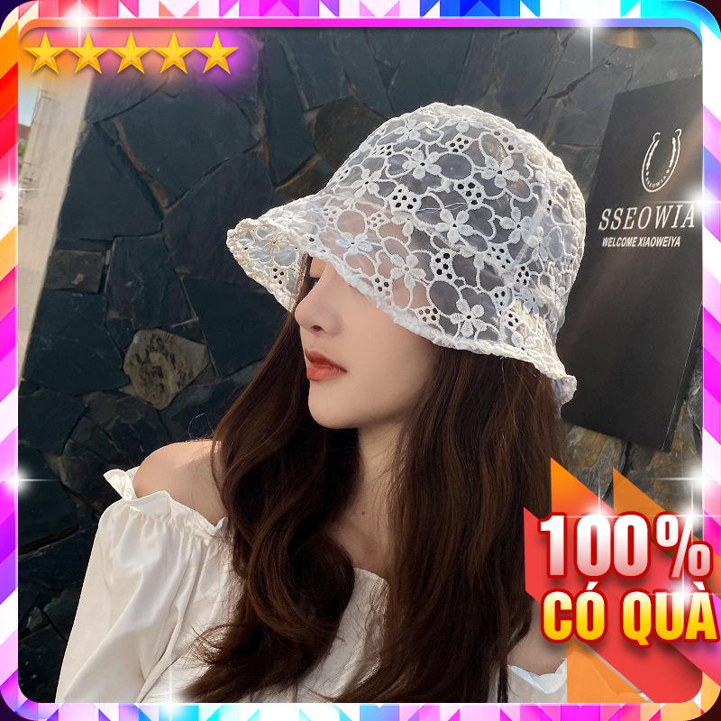 Transparent lace flower sun hat L1683 - LoanTay