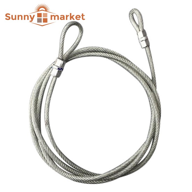Dây cáp bọc nhựa khoá xe máy, xe đạp 10ly dài 3m cực kỳ chắc chắn