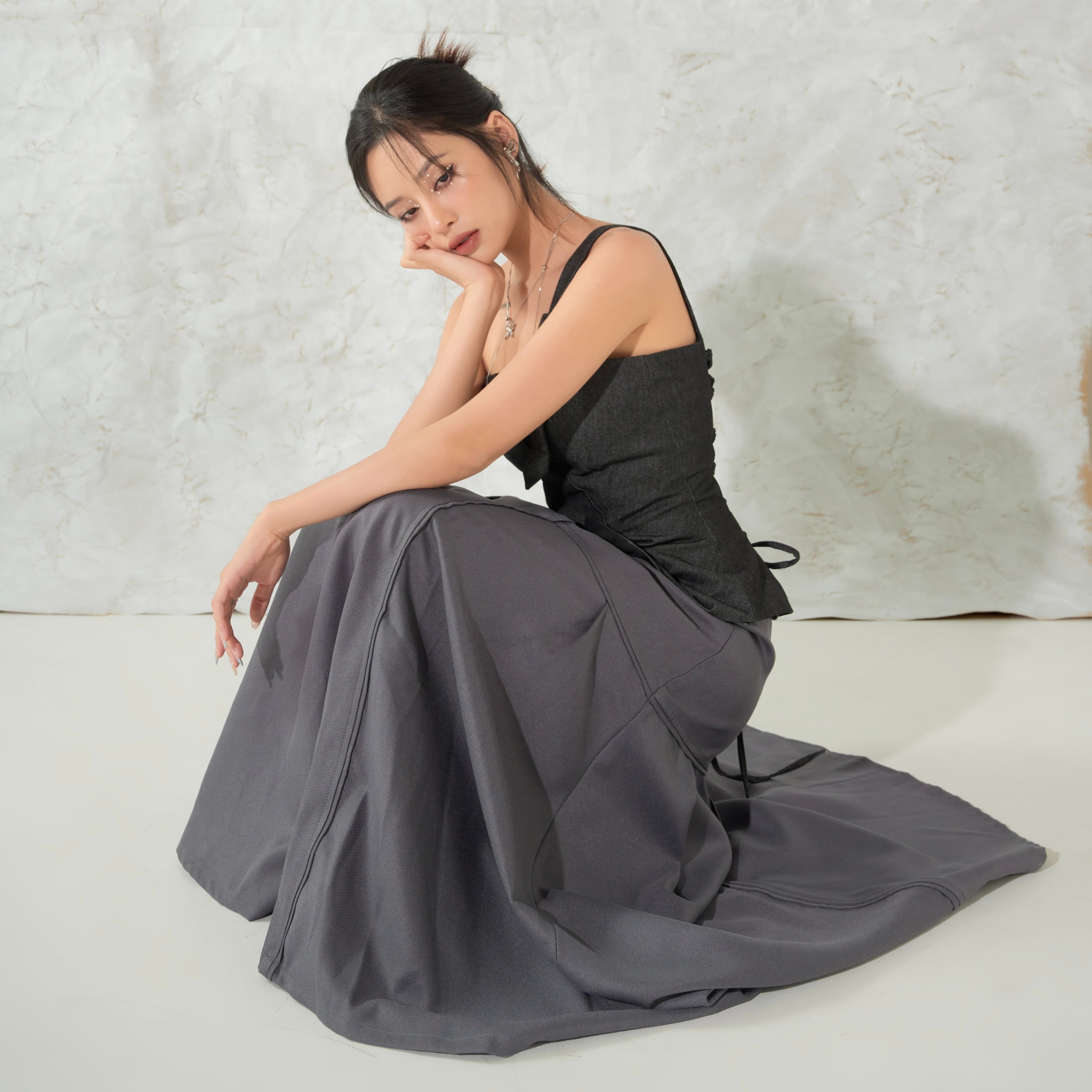 INTO.EIGHT | Chân váy xoè dáng dài INTO EIGHT thiết kế ( Elle Skirt)