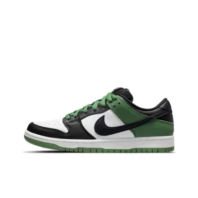 2021 SB Dunk Low Pro "Classic Green" black and green men's and women's sports basketball shoes skateboard shoes casual shoes