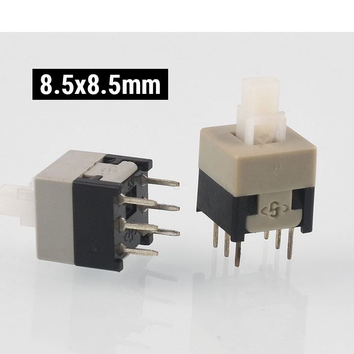 Bộ 10 Nút Nhấn 6 Chân Không Giữ Trạng Thái 5.8x5.8/ 8.5x8.5