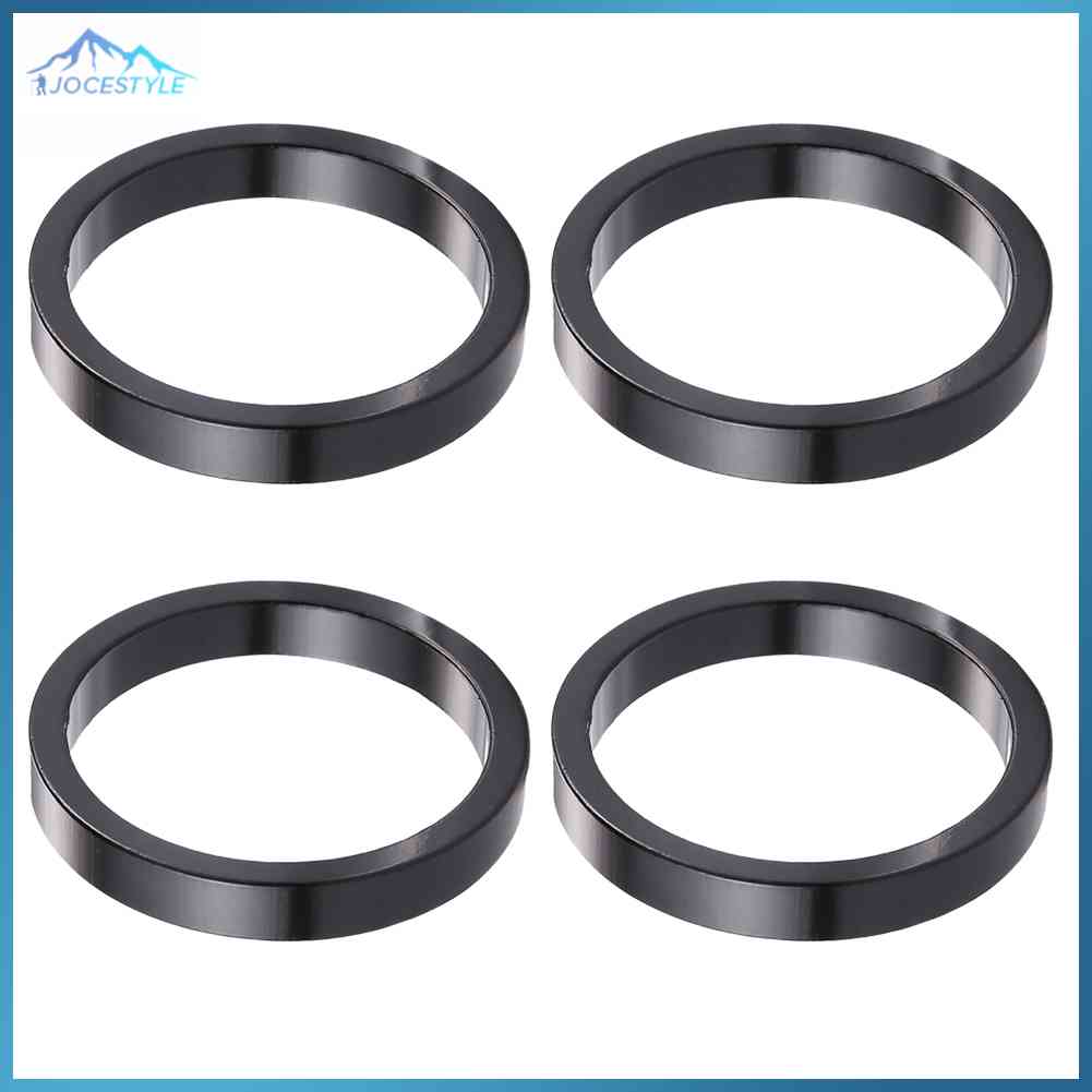 4x Bicycle Front Fork Washer MTB Bike Aluminum Headset Spacers Gasket Ring