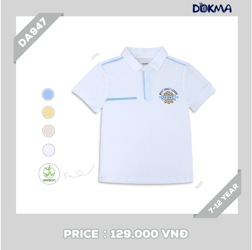 Áo Polo cho bé trai (7-12 tuổi)