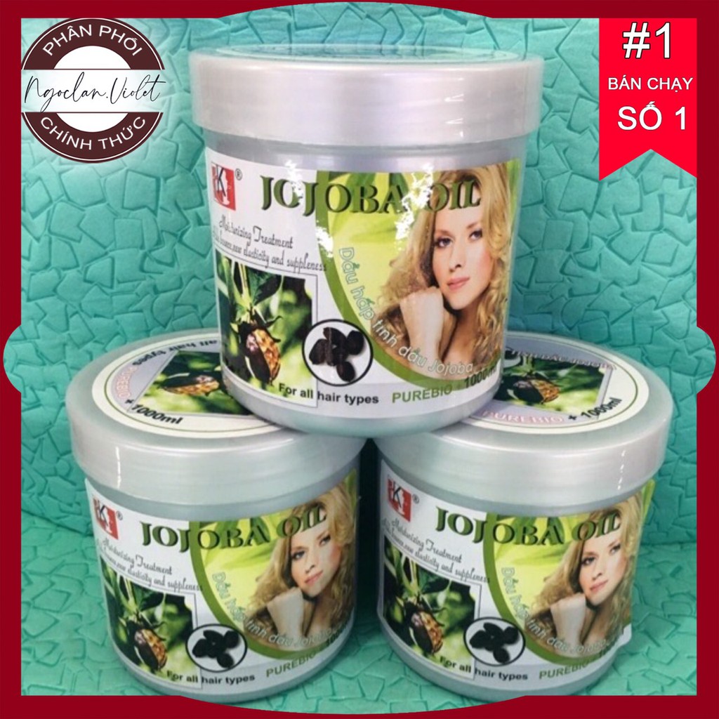 Dầu hấp dưỡng tóc tinh dầu Jojoba 1000ml - Chính Hãng
