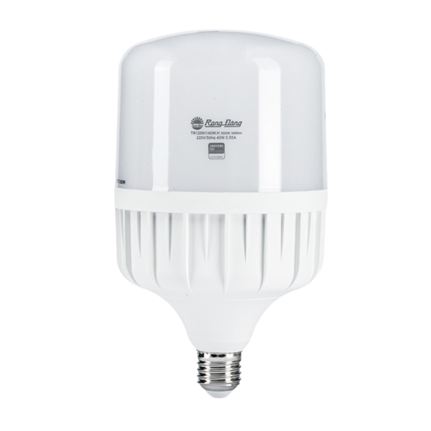 Bóng Đèn Led Bulb Trụ 10W/12W/14W/20W/30W/40W/50W Rạng Đông, (Tròn to, Siêu sáng, Tiết kiệm điện), Đuôi E27