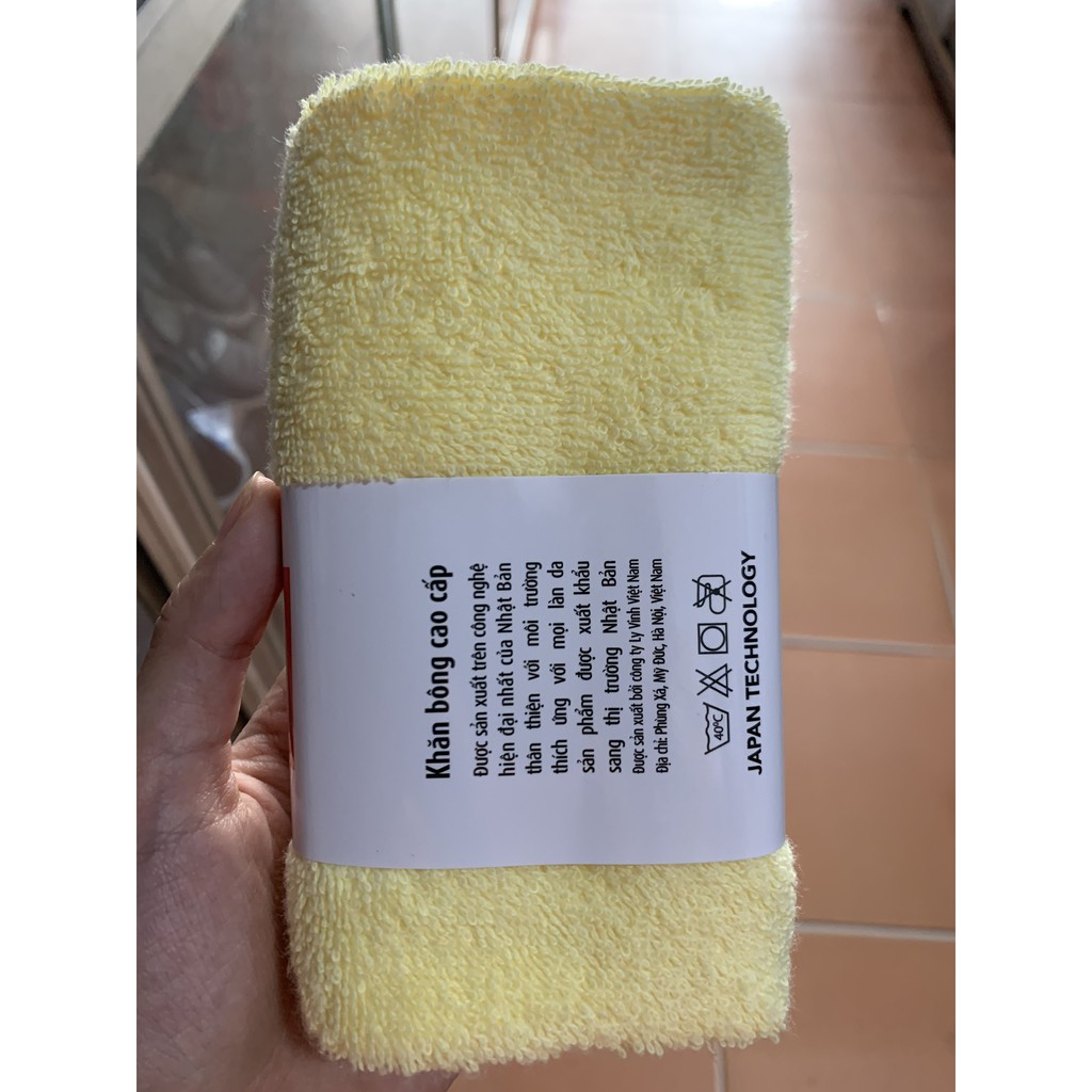 Khăn mặt bông cao cấp xuất khẩu Nhật Bản