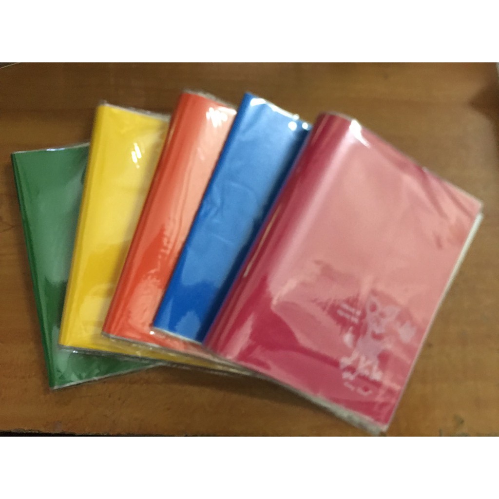 Combo 10 tờ giấy bao tập màu