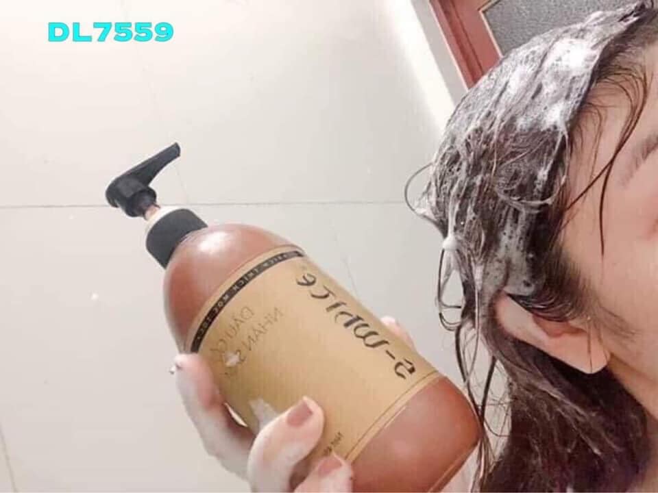 [ẢNH THẬT] DẦU GỘI NHÂN SÂM ĐÀO SWHITE 450ML