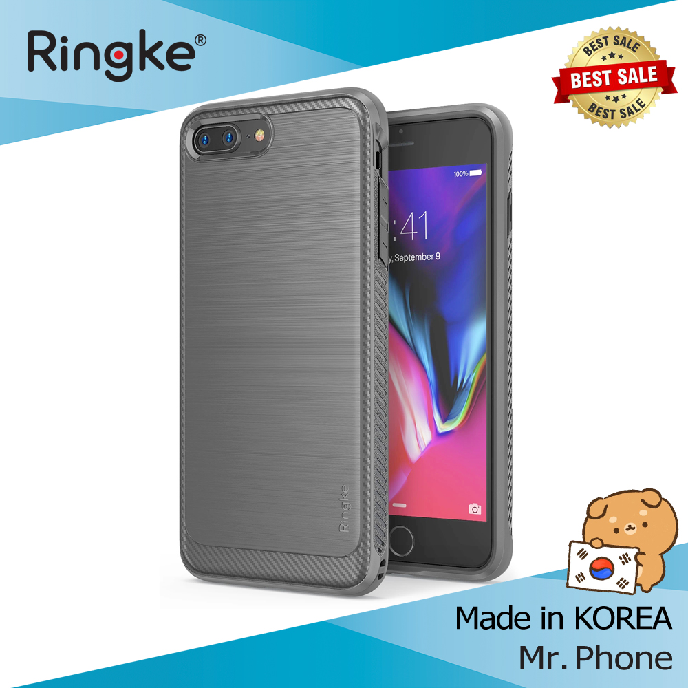 Ốp lưng Ringke Onyx iPhone 8 Plus / 7 Plus (Xám)