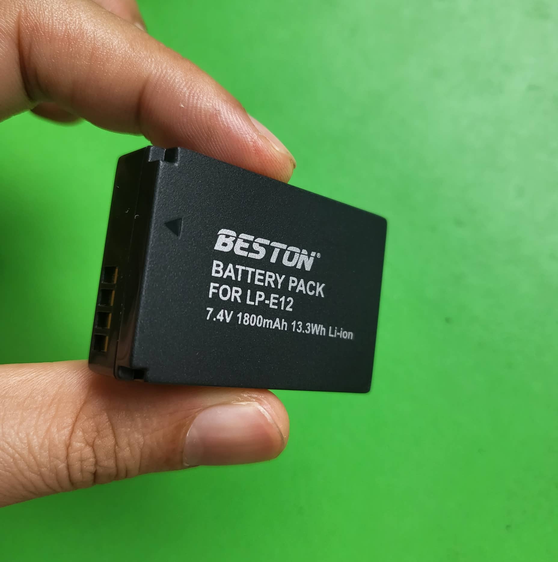 Bộ pin lp-e12 1800mah + sạc beston dùng cho máy ảnh canon eos m6 m10 m50 m100 m200 100d 200d 250d