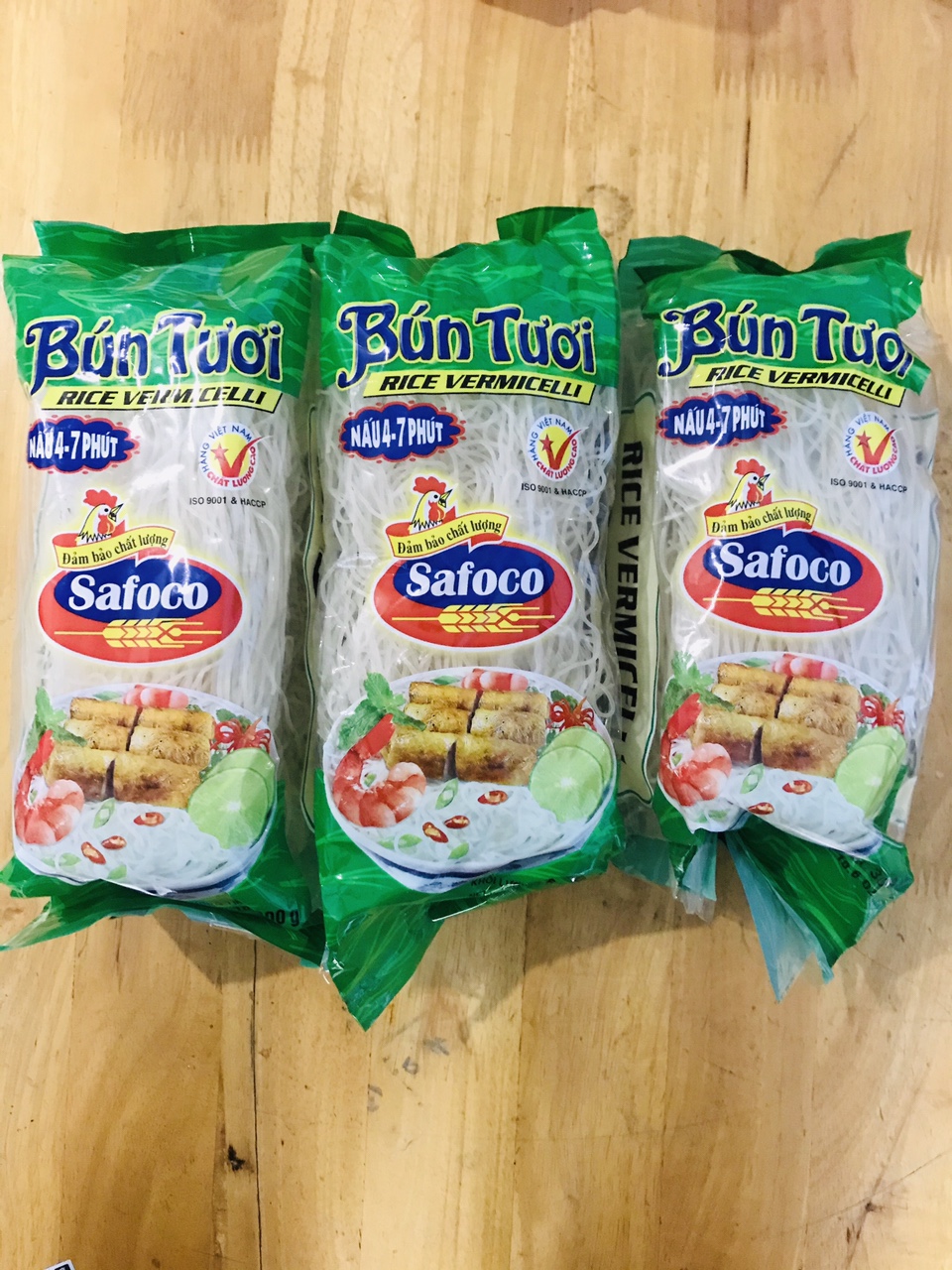 [ COMBO 3 GÓI BÚN] Bún Tươi Safoco 300 Gram