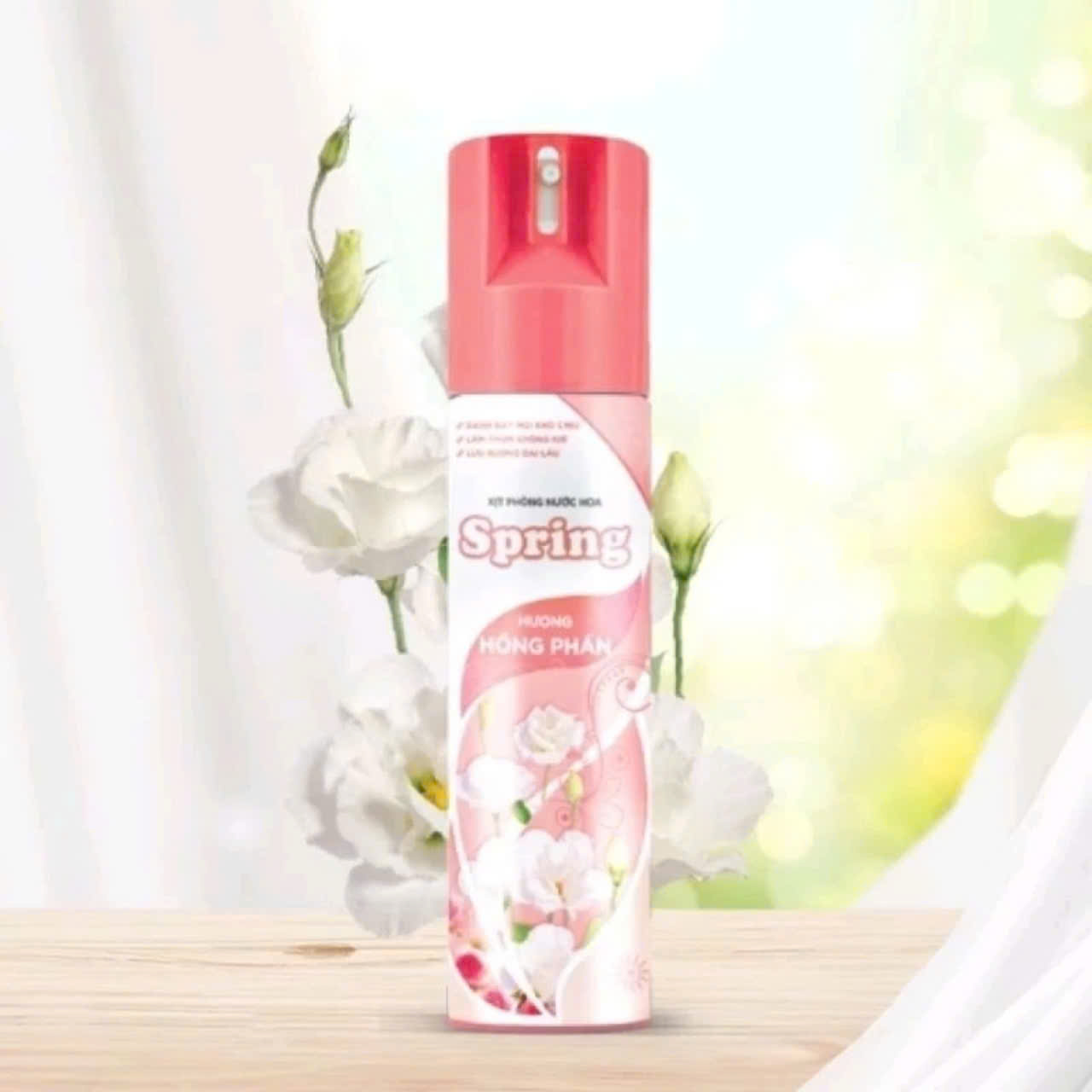 XỊT PHÒNG NƯỚC HOA SPRING THƠM LÂU ( 5 MÙI HƯƠNG)