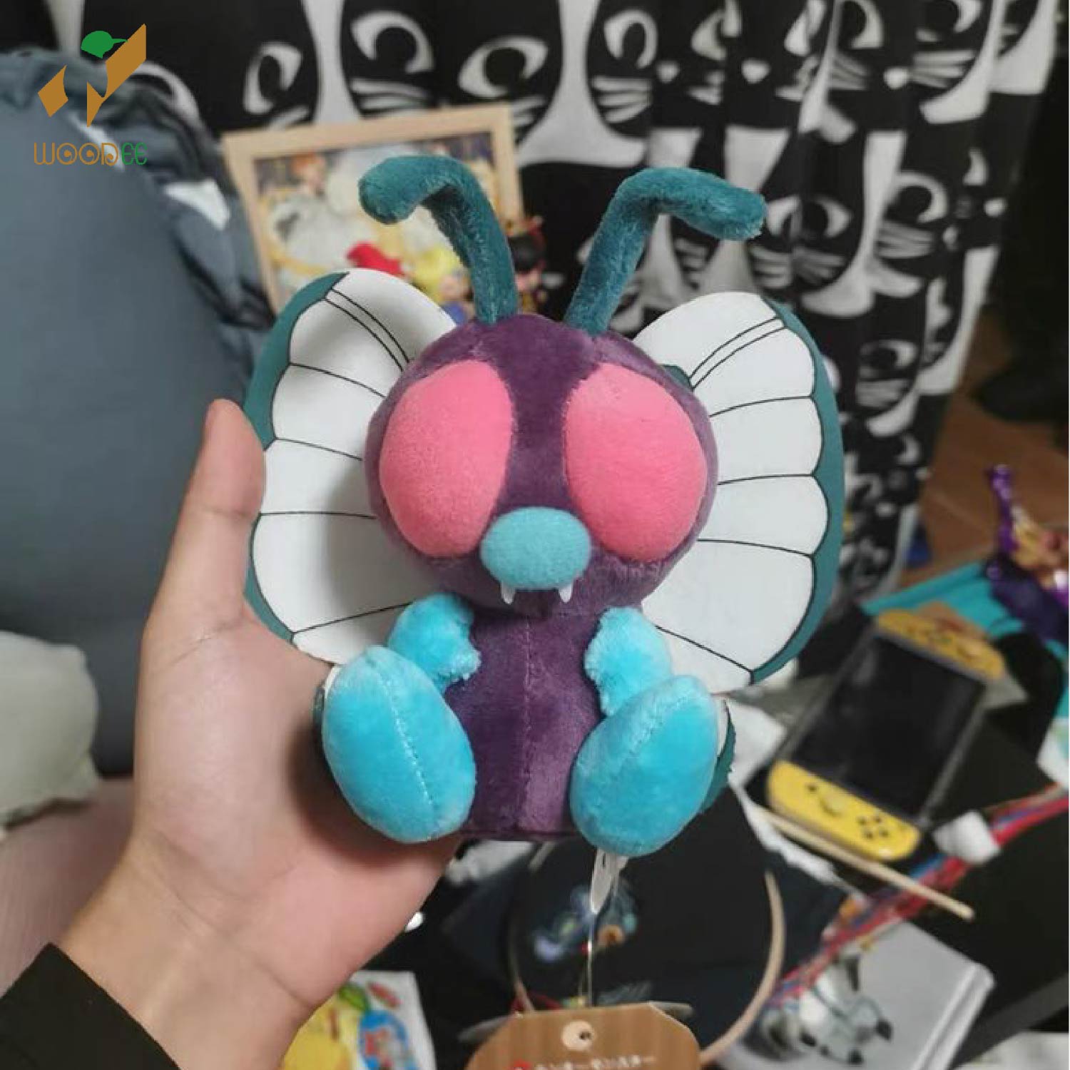 Gấu bông pokemon bướm Butterfree 15cm