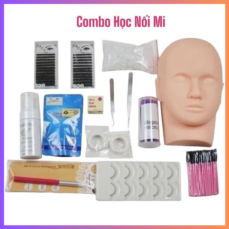 Trọn Bộ Học Nối Mi Đầy Đủ Từ Cơ Bản Đến Nâng Cao_Combo Học Nối Mi Cơ Bản, Đồ Học Nối Mi_Phụ Kiện Ngành Mi, MI HÀ
