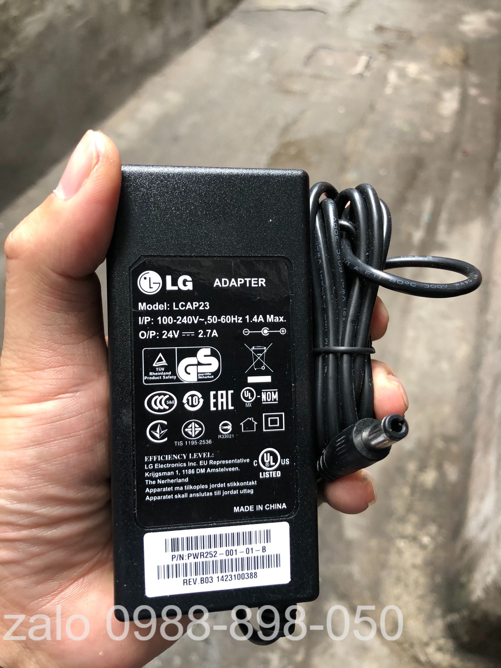 Dây nguồn tivi lg 24v