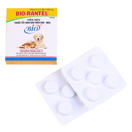 Tẩy Giun Chó Mèo  - Bio Rantel (5 viên )