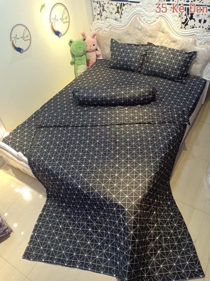 Bộ 5 Món Chăn + Ga + Vỏ Gối + Vỏ Gối Ôm Loại Cao Cấp