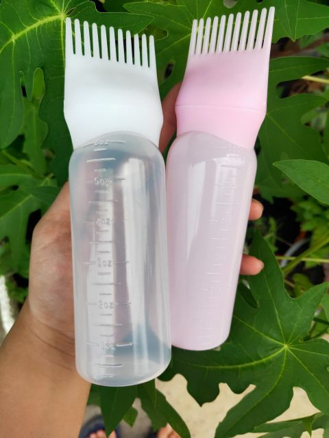 Bình Tra nước Dập uốn tóc, Bình Nhựa Tra Thuốc uốn tóc 120ml