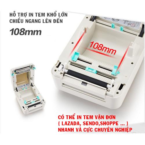 Máy in mã vạch nhiệt khổ lớn XP450B