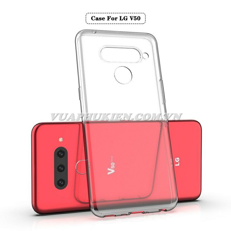 Ốp Lưng Silicon Trong Suốt Cho LG V50 ThinQ