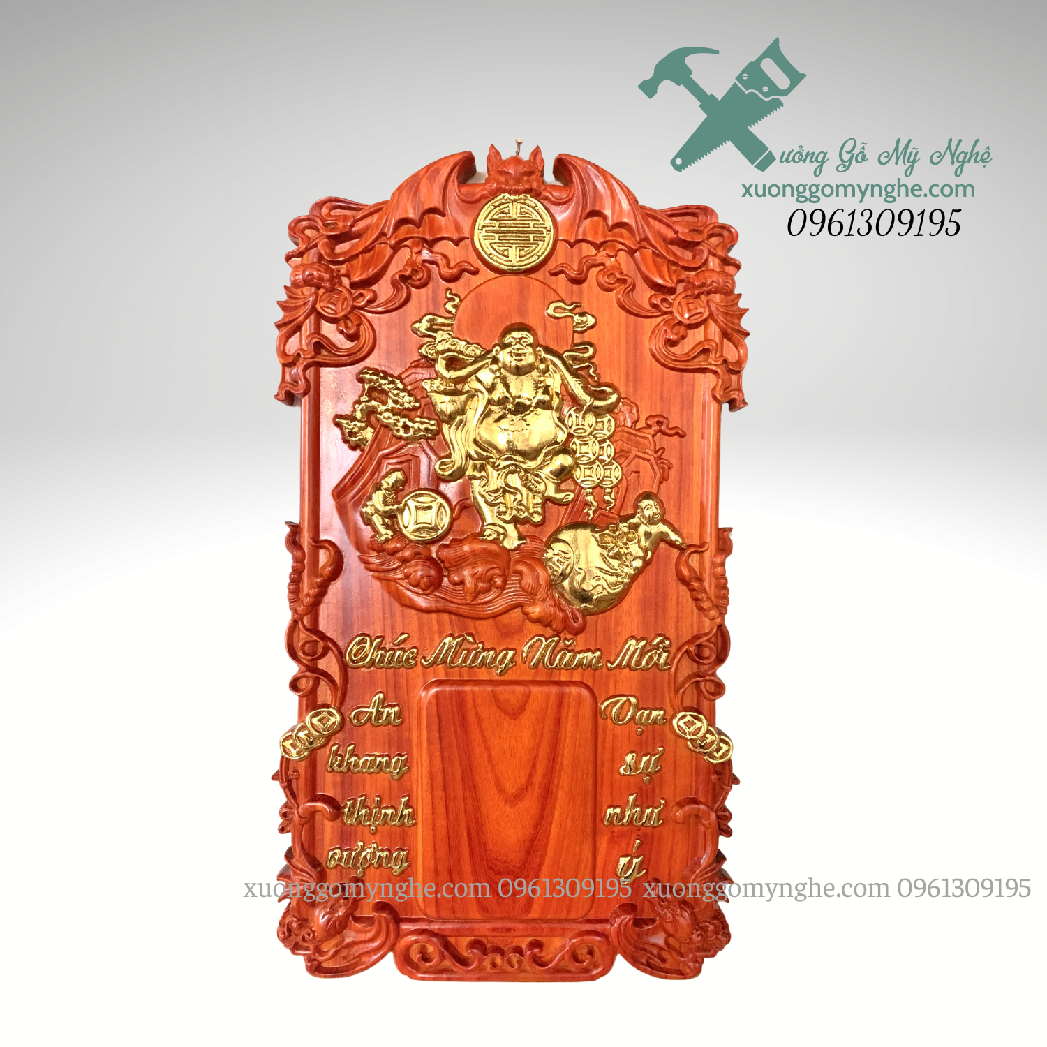 Đốc lịch treo tường gỗ hương