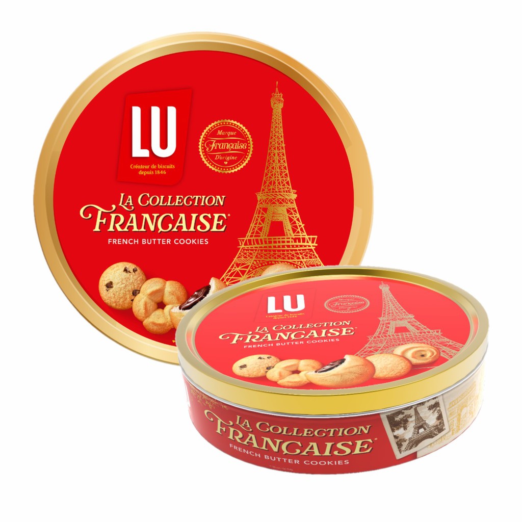 Bánh tết - Bánh quy bơ LU hộp thiếc công thức Pháp 540g