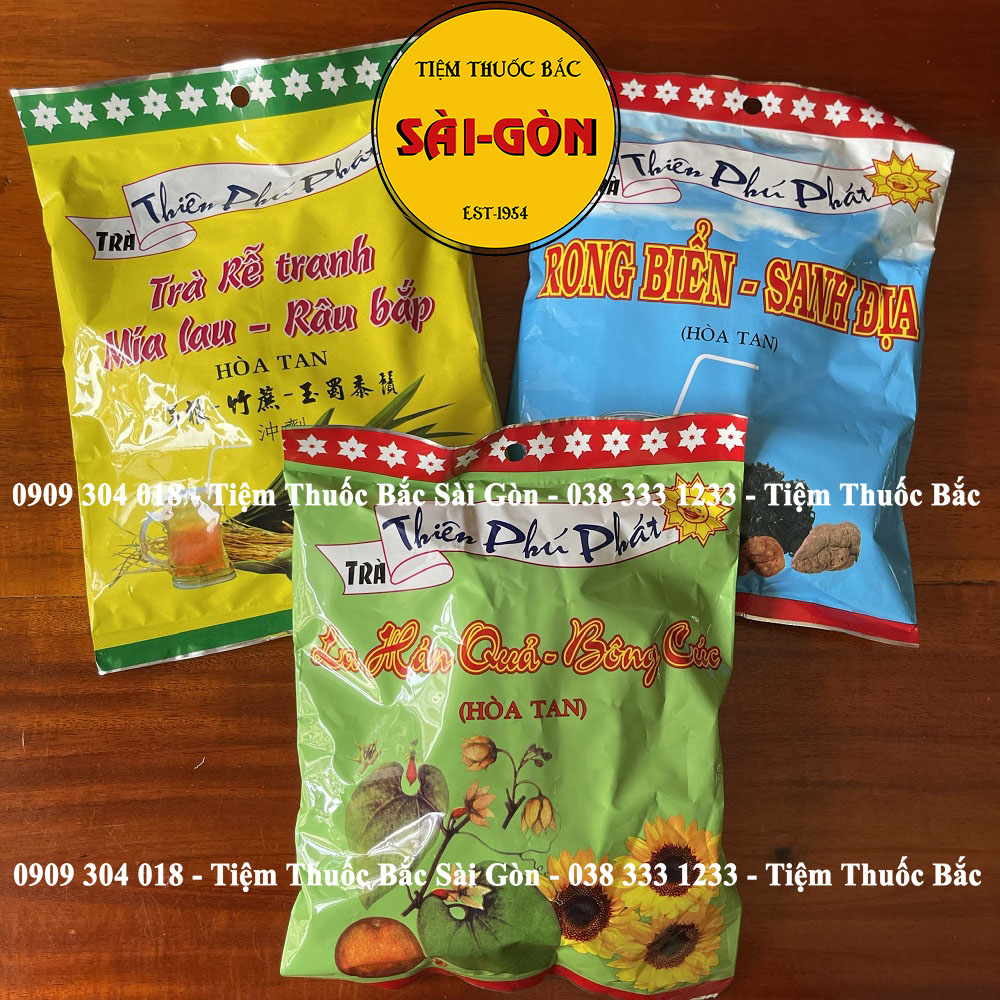 Trà rễ tranh mía lau râu bắp hòa tan thiên phú phát