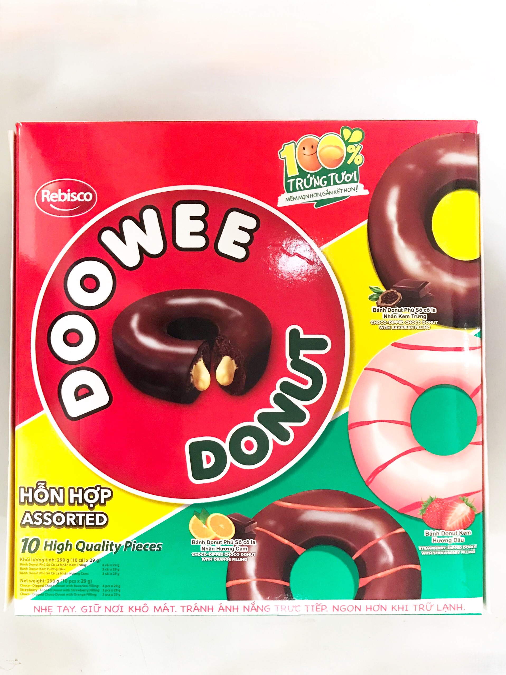 Bánh Doowee Donut Hỗn Hợp