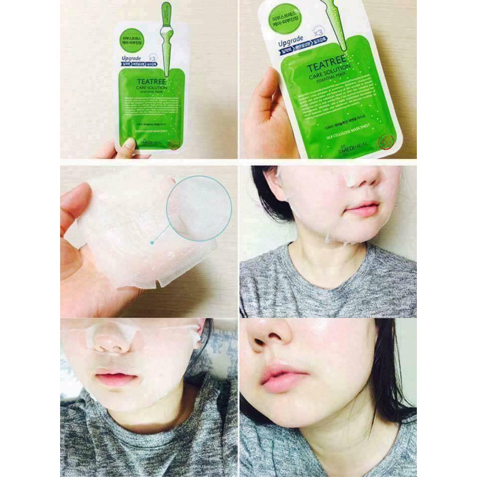 [HCM]Mặt nạ giấy Mediheal tea tree care solution essential mask EX