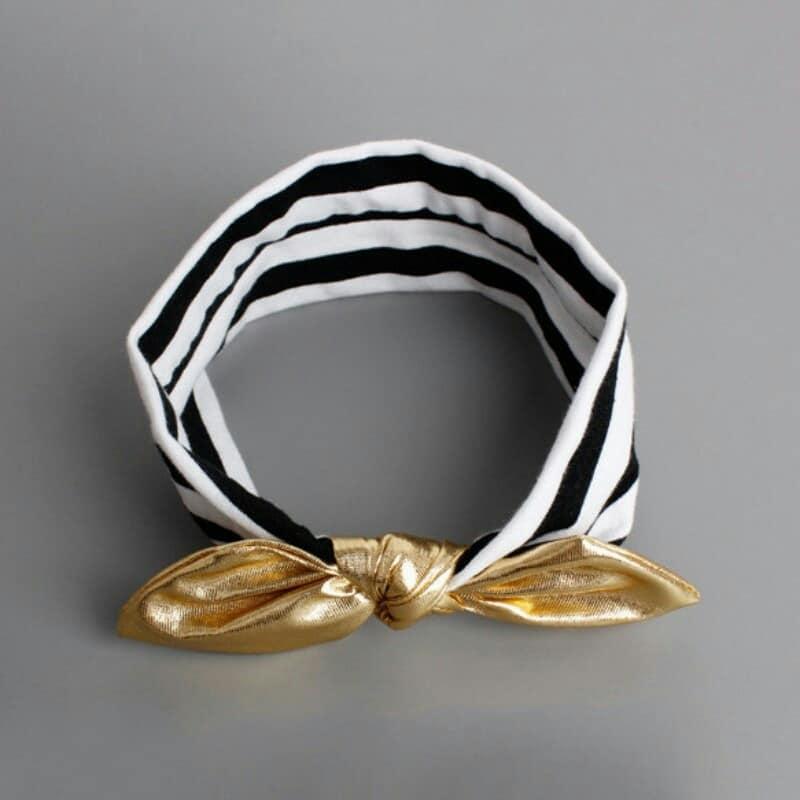 [HCMC] cute yellow striped baby headband
