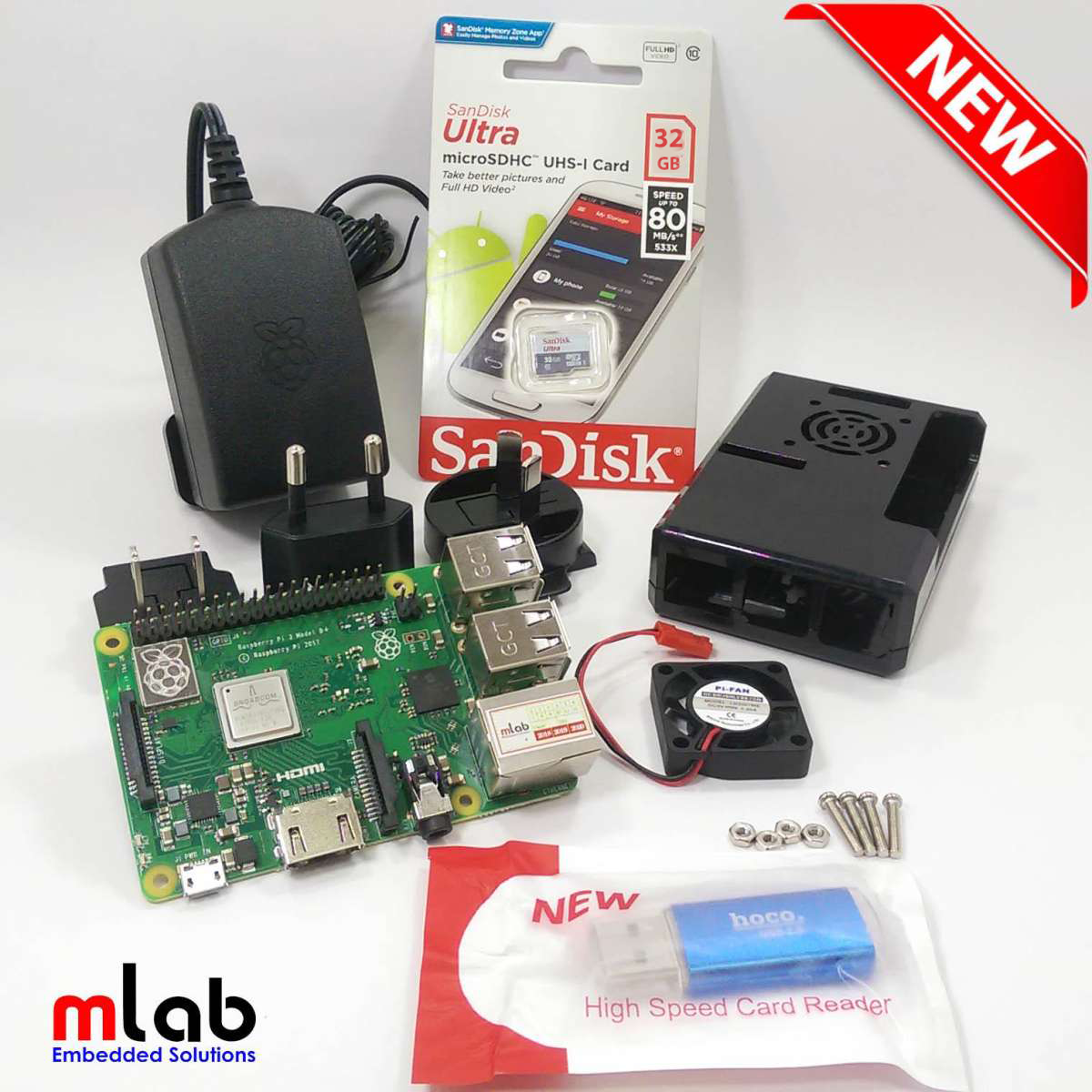Bộ sản phẩm Raspberry Pi 3 B+ cơ bản 1