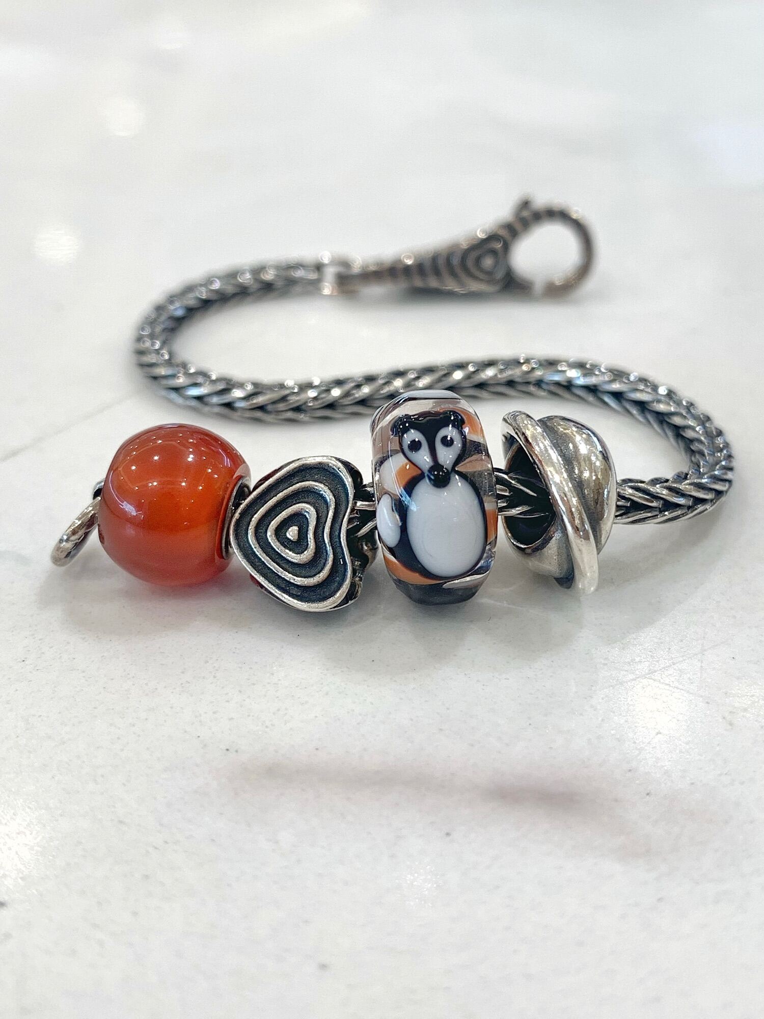 Trollbeads bead thủy tinh cao cấp Honey Bee