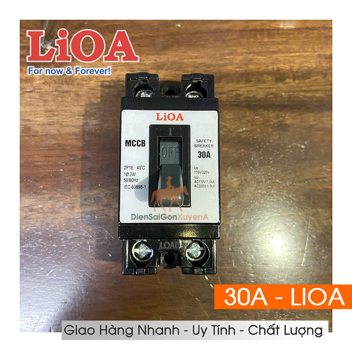 Cầu Dao Aptomat An Toàn LIOA, CB Cóc Lioa 30A - Điện Sài Gòn Xuyên Á