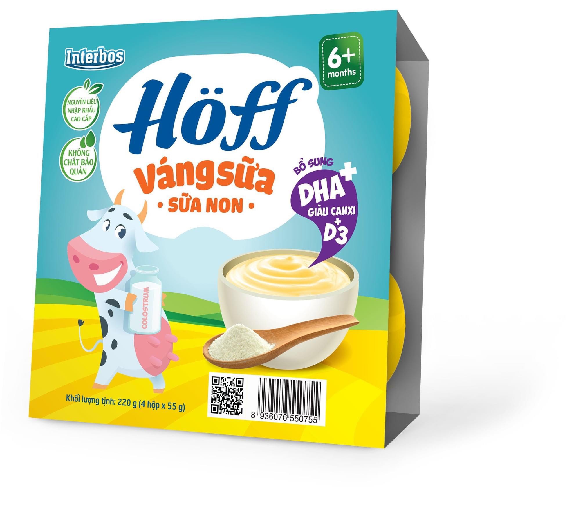 Váng sữa Sữa non Hoff (4 vỉ - 16 hộp)