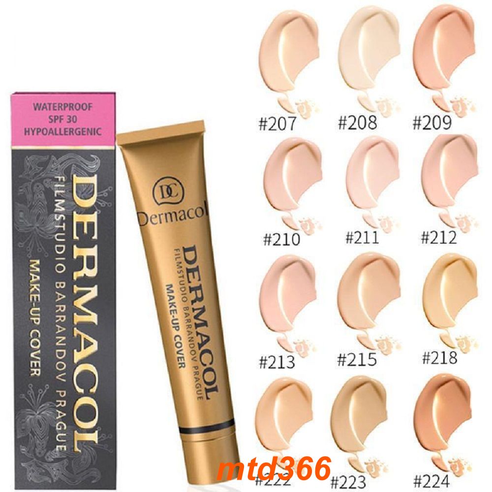 Kem Che Khuyết Điểm Dermacol  (số 218) Make-Up Cover 30g.