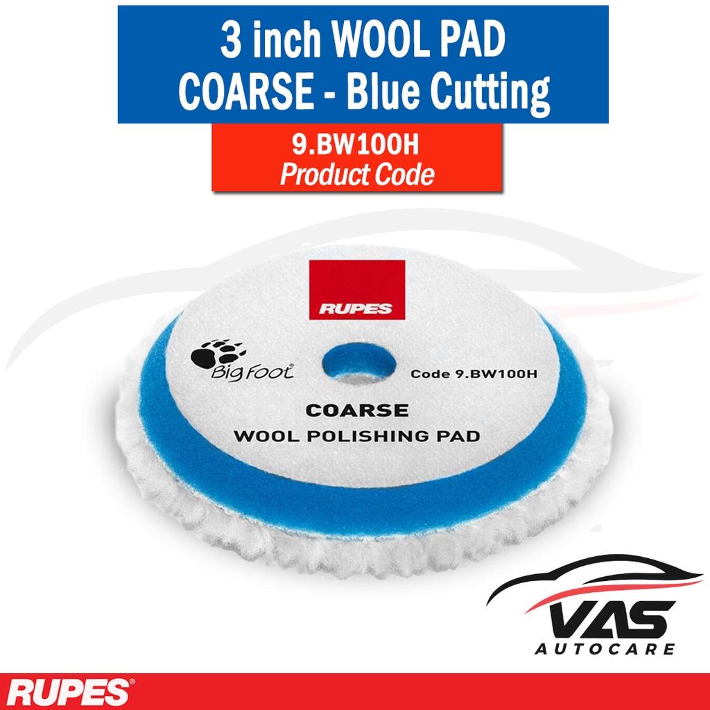 Phớt lông cừu, mút xốp đánh bóng 3in 75mm rupes bigfoot dán đế tiện dụng