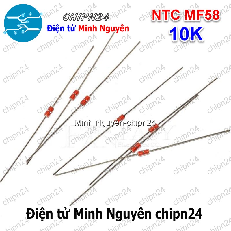 [5 con] (K502) Điện Trở Nhiệt NTC MF58 10K 5% DO-41 - HH003993